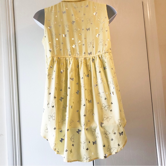 Luna Moon High Low Sleeveless Button Up Dress Size: Large - Picture 4 of 10